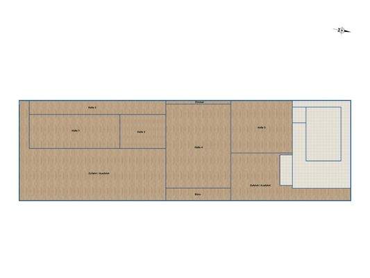 Grundriss Gewerbehalle