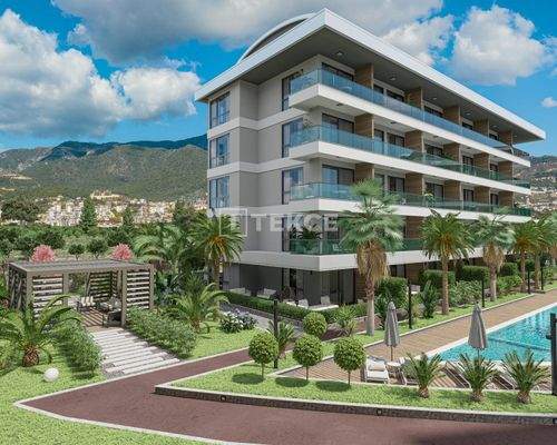 Stylish Apartments in a Hotel Concept Project in Alanya Oba