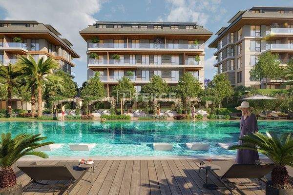 Chic Apartments in Hotel Concept 750m to the Beach in Alanya