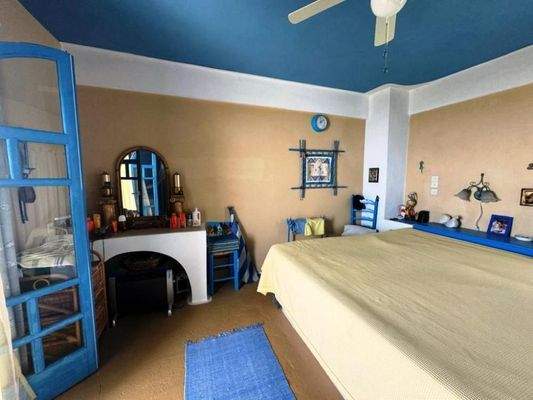 Südostkreta, Koutsounari: Haus auf zwei Ebenen mit herrlichem Meerblick zu verkaufen