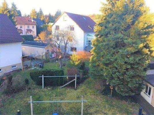 Der Innenhof mit Wäscheplatz