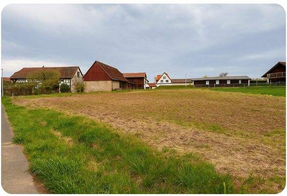 Baugrundstück, Richtung Süden