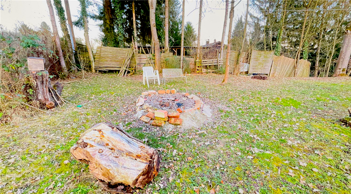 gemauerte Feuerstelle