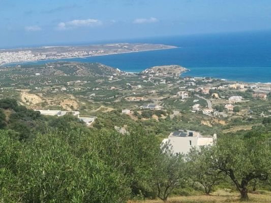 Kreta, Roussa Ekklisia: Baugrundstück mit Meerblic