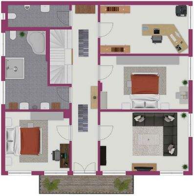 Grundriss Obergeschoss