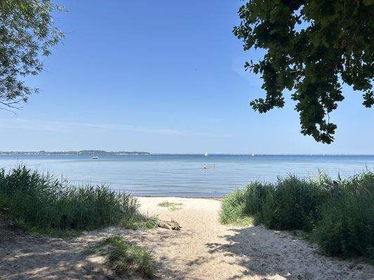 Umgebung - Strand am Naturstrand in Rosenhagen