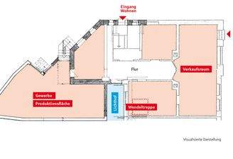 Grundriss EG Visualisierung