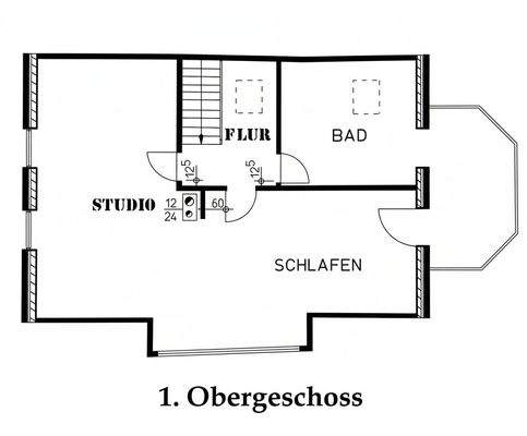 Grundriss Obergeschoss 