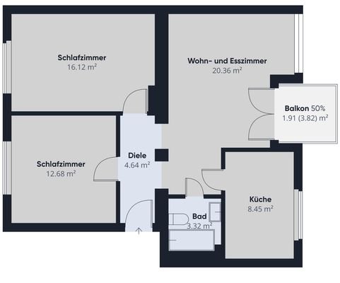 S&P | Grundriss Hochparterre