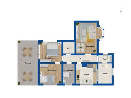 Grundriss Obergeschoss