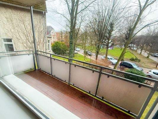 Eigener Süd/West Balkon