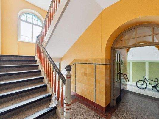 Gepflegtes Treppenhaus