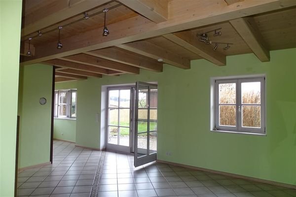 Blick zur Terrasse