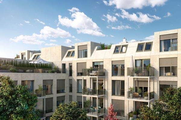 Ruhiger, grüner Innenhof zum Verweilen