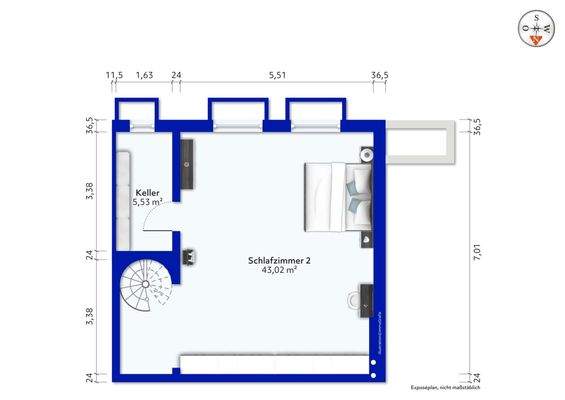 Grundriss Souterrain