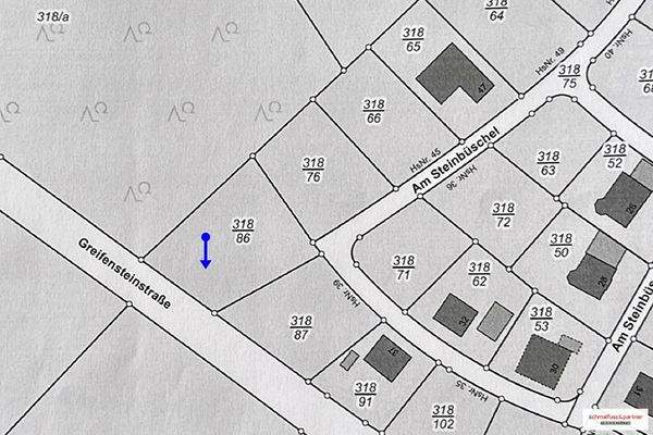 Flurkarte Grundstück 1