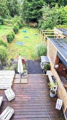 Blick von der Dachterrasse