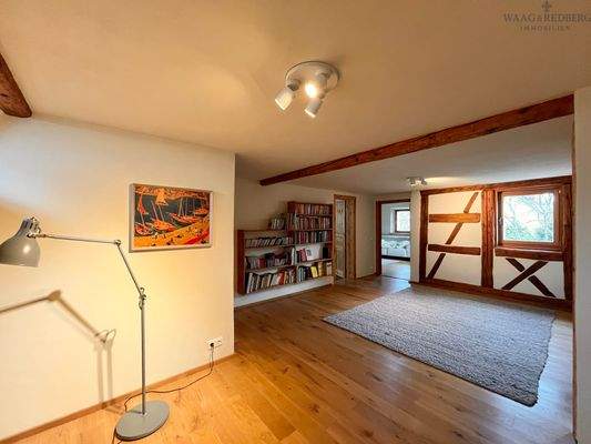 Ansicht auf Fachwerk