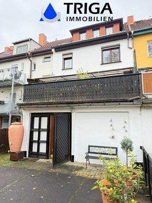 Blick vom Grundstück 