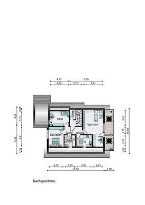 Grundriss Dachgeschoss