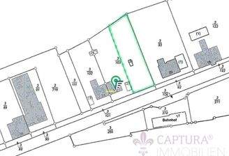 Flurkarte - Fläche gekennzeichnet