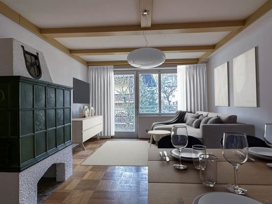 Wohnzimmer virtual staging