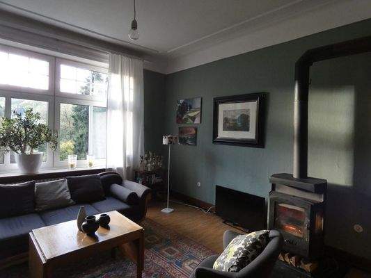 Wohnzimmer. Kaminofen