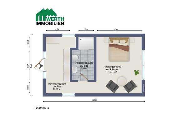 Gästehaus Grundriss