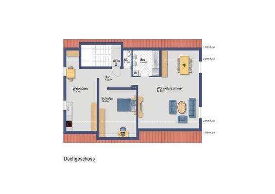 Möglicher Grundriss Dachgeschoss