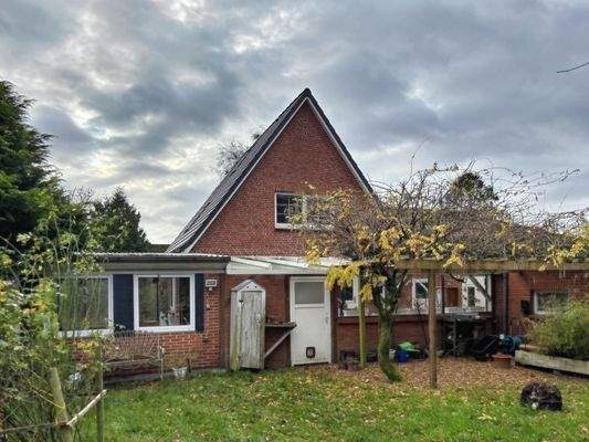 Rückseite des Hauses