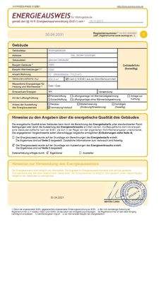 Energieausweis