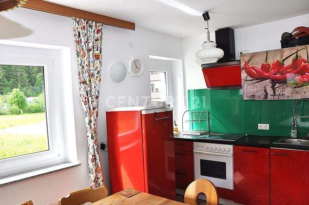 Wohnstube mit vollausgestatteter Küche