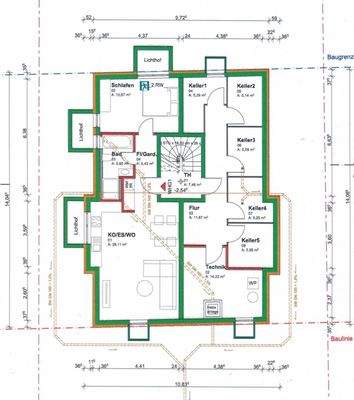 Grundriss Untergeschoss