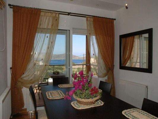 Kreta, Schisma Eloundas: 2-Villen-Anwesen mit Pool und Meerblick in gehobener Gegend zu verkaufen