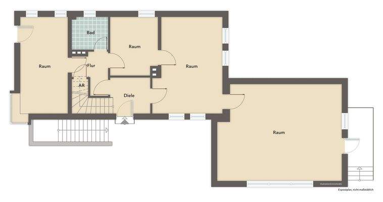 Grundriss Erdgeschoss Nebengebäude