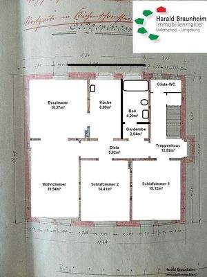 Grundriss Erdgeschoß