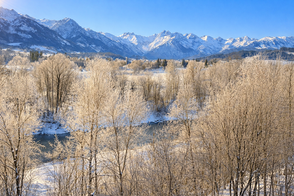 Blick vom Südbalkon nach Oberstdorf