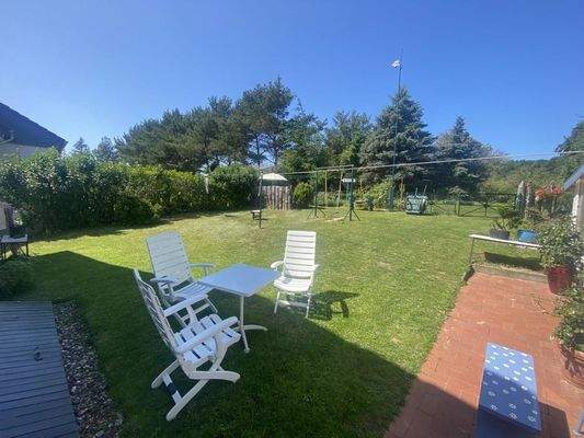 Garten hinter dem Haus