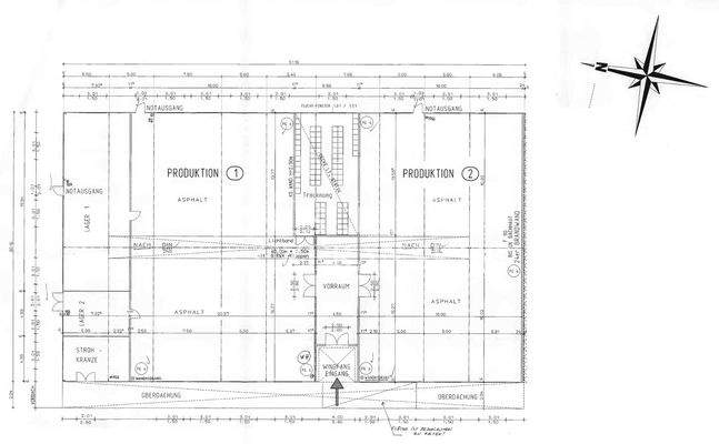 Grundriss Halle 3