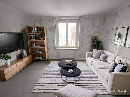 Wohnzimmer Mustereinrichtung