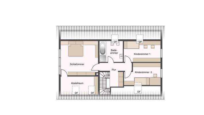 Grundriss Dachgeschoss