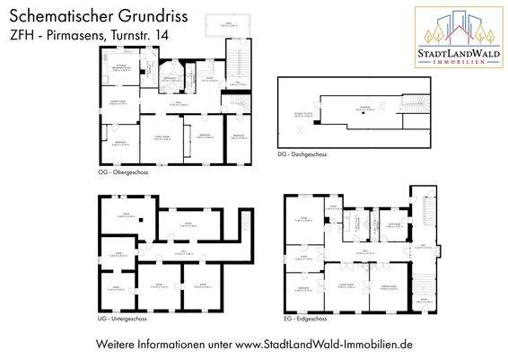 Schematischer Grundriss_ZFH_Pirmasens, Turnstr. 14