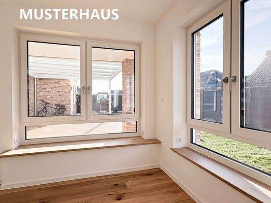 Große Fensterflächen