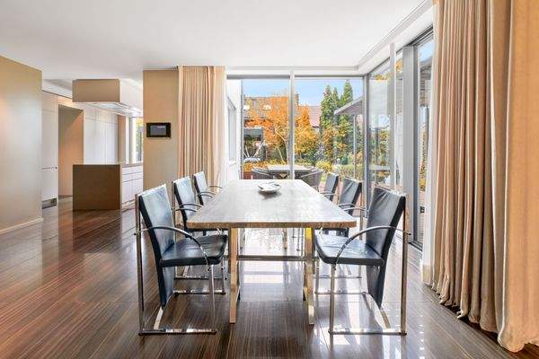 Essbereich mit West-Terrasse