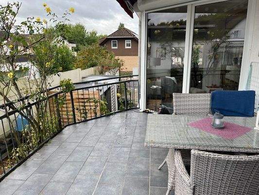 Überdachte Terrasse