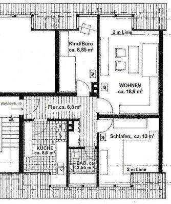 Grundriss für 2,5-Zim Am Hang 16 in Fürstenhagen.J