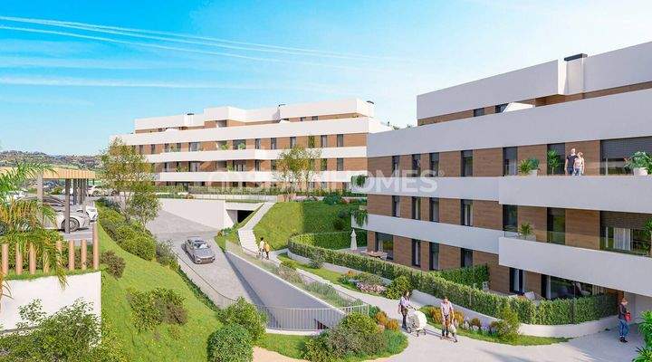 Golf Apartments in a Complex with Pool in Mijas Malaga