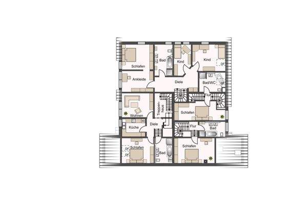Grundriss 2. Obergeschoss