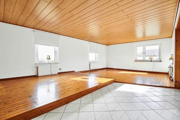 Der Wohn- und Essbereich