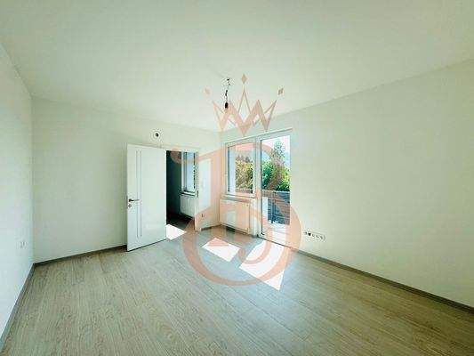 Schlafzimmer mit Balkon Zugang